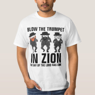 ROMPER EL TRUMPET EN ZION, camisetas mesiánicas