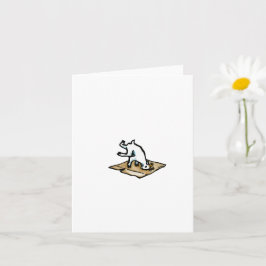 "Romper", tarjeta de felicitación en blanco