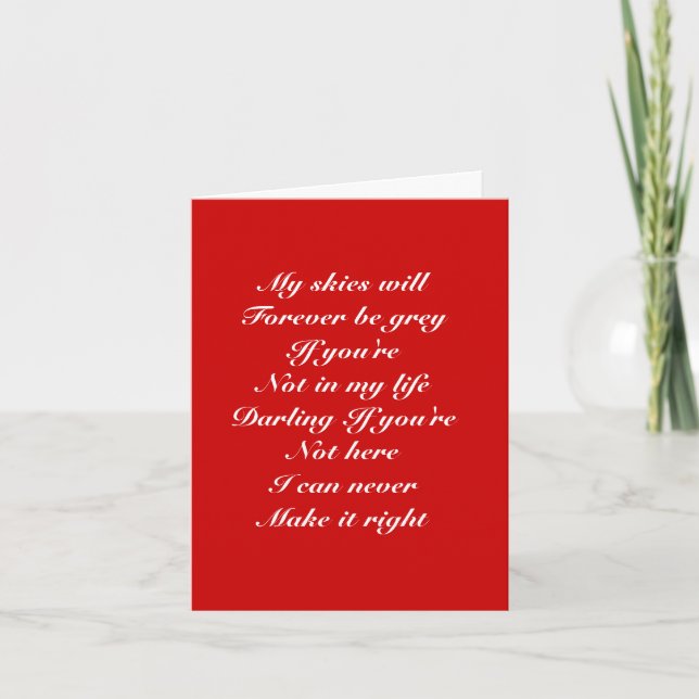 Romper tarjeta de saludo (Anverso)