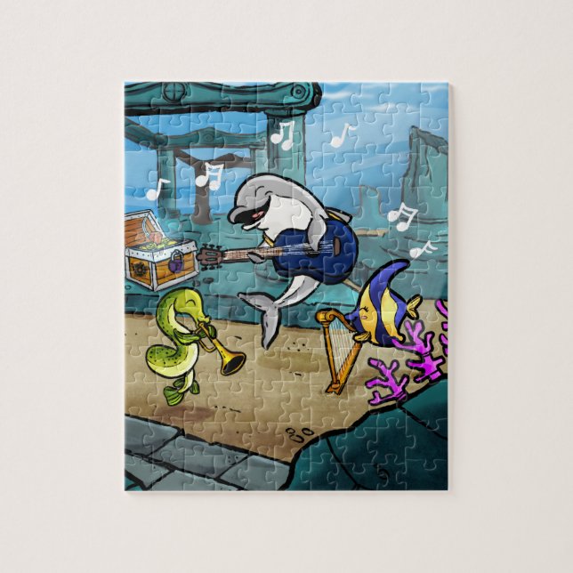 Rompiendo en Jamaica con Kai y Amigos Puzzle (Vertical)