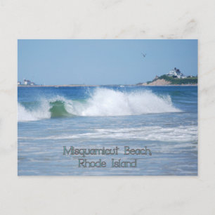 Rompiendo la postal de la ola oceánica