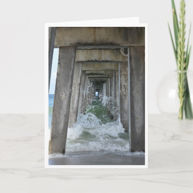Rompiendo olas debajo del muelle de Nápoles (Anverso)