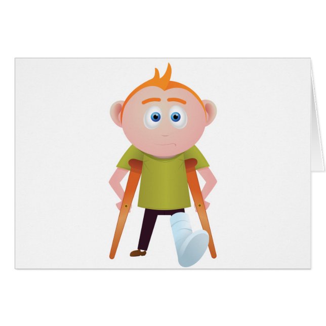 Rompió la pierna (Anverso (Horizontal))