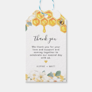 ROMY Floral Honey Bumble Bee Favorito Etiqueta
