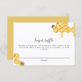 Romy - Tarjeta de boleto de Honeycomb Bee Diaper R