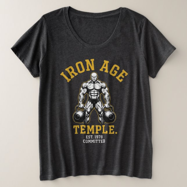 Ron Age Temple Est 1978 Comprometido | Gimnasio Vi (Anverso del diseño)