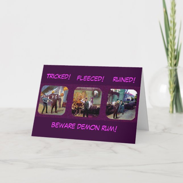 Ron del demonio - tarjeta (Anverso)