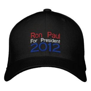Ron Paul 2012 Bordado Gorra