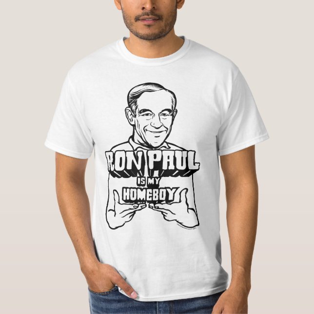 Ron Paul es mi camisa del Homeboy (Anverso)