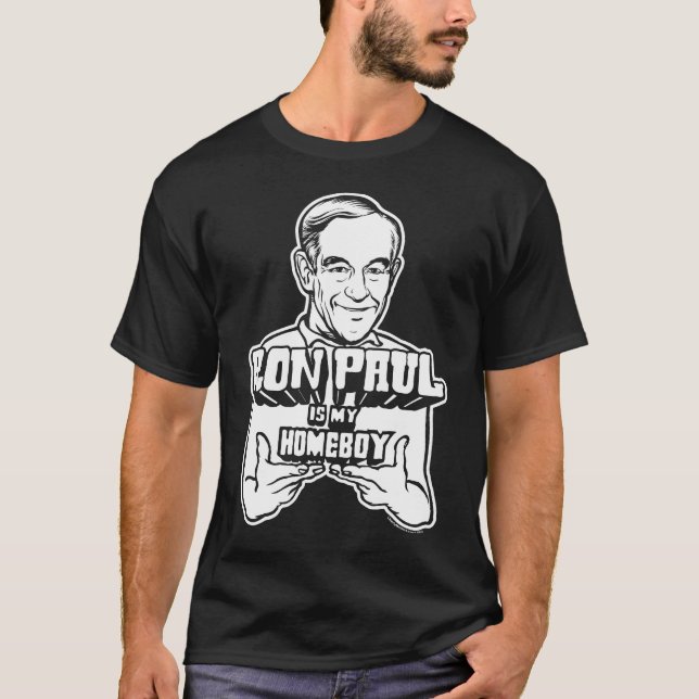 Ron Paul es mi camisa del Homeboy (Anverso)