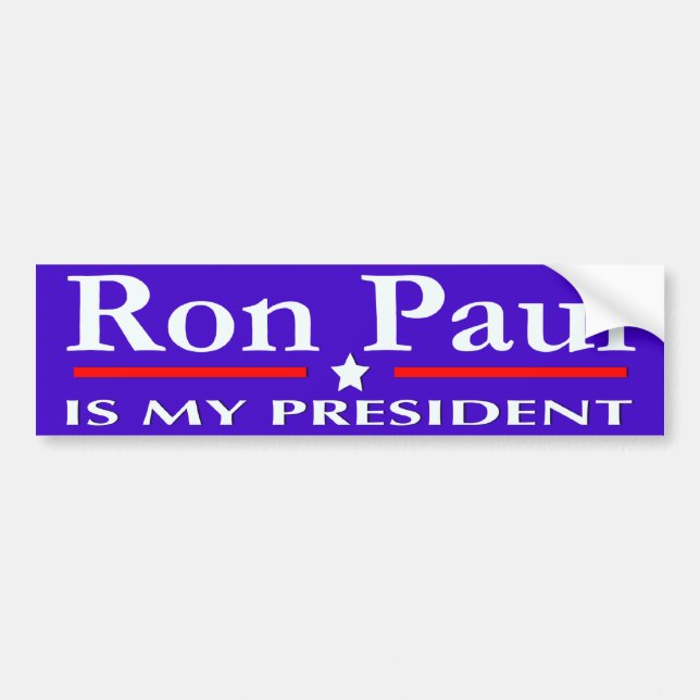 Ron Paul ES MI pegatina para el parachoques del (Frente)
