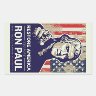 Ron Paul Jefferson Pegatina