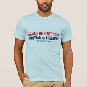 Ron Paul legaliza la camisa de la constitución