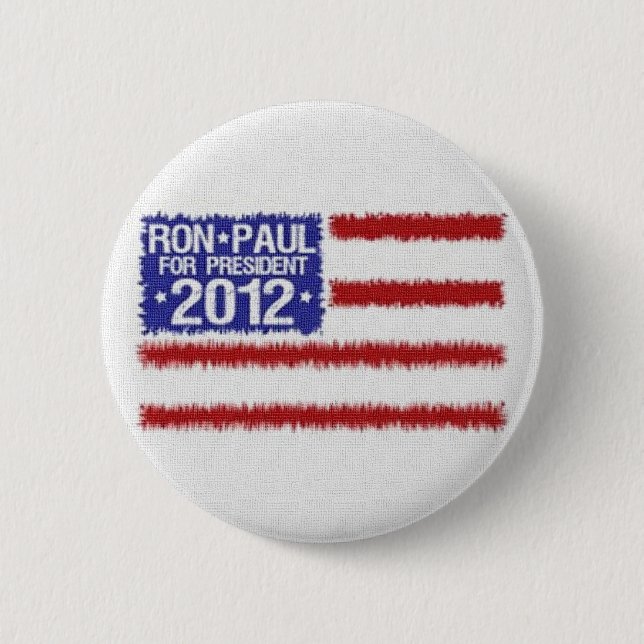 Ron Paul para el botón del presidente 2012 campaña (Anverso)