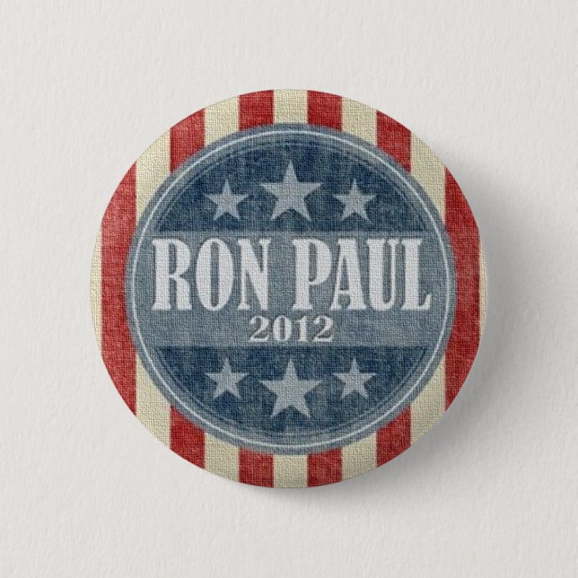 Ron Paul para el botón del presidente 2012 campaña (Anverso)