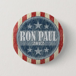 Ron Paul para el botón del presidente 2012 campaña