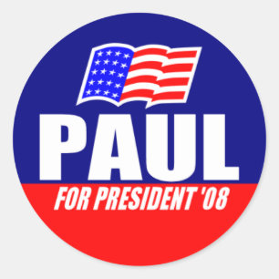Ron Paul para presidente 08 Pegatinas