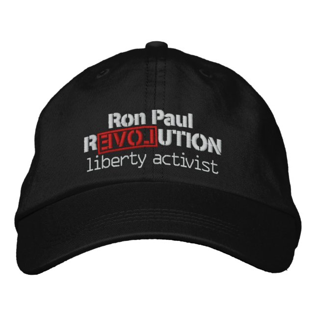 Ron Paul Revolution Gorra (Anverso)