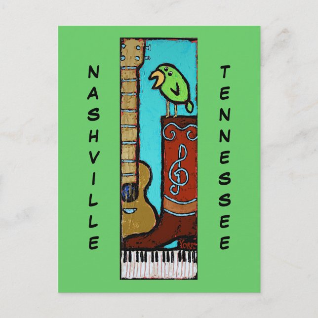 Ron York Art Nashville, postal TN (Anverso)