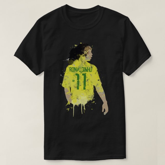 Ronaldinho Brasil Leyenda la camiseta clásica del  (Diseño del anverso)
