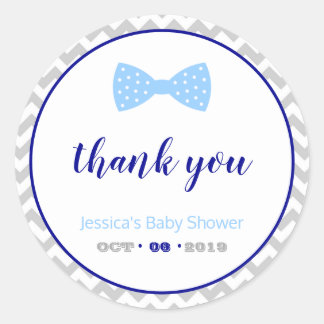 Ronda Baby Shower Gracias Pegatinas - Pequeño Homb
