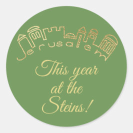 Ronda de Pegatinas de la Pascua "Jerusalén del Oro