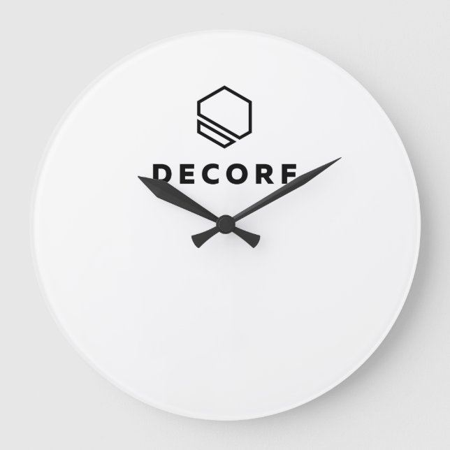 Ronda de reloj de pared acrílica (grande) (Anverso)