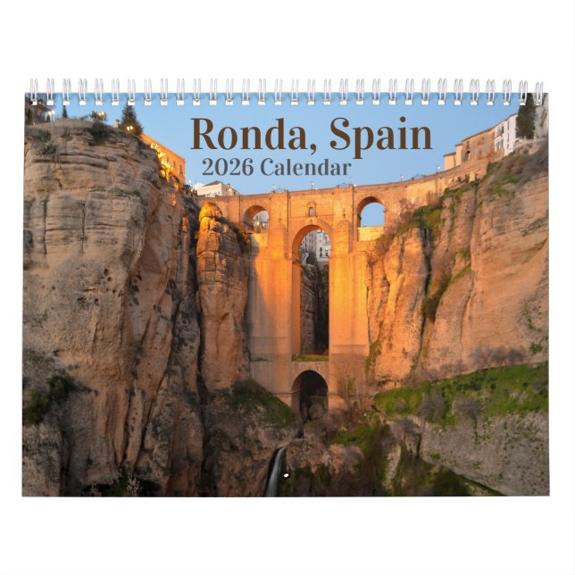 Ronda, España Calendario de Fotos 2026 (Tapa)