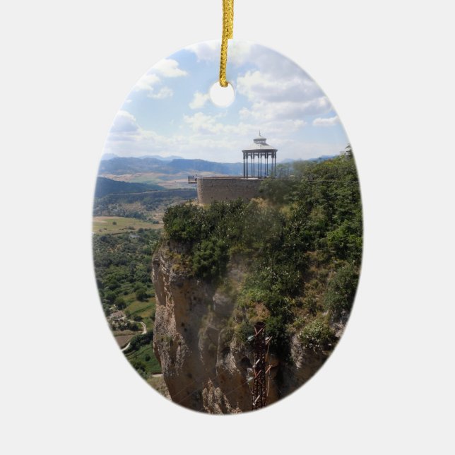 Ronda, España - ornamento del navidad (Frente)