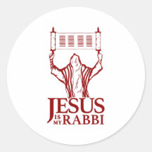 Ronda Jesús Es Mi Rabino Pegatina