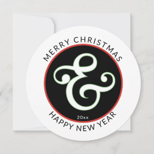 Ronda moderna, Feliz Navidad con gran Ampersand