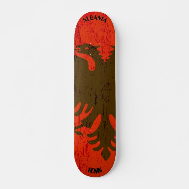 RONIN Albania Apex Pro Flag Skateboard Decks (Anverso )