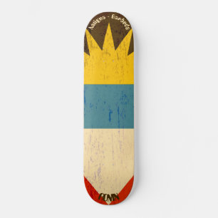 RONIN Antigua - Barbuda Apex Pro Flag Skateboard 