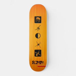 RONIN APEX ESPACIO NARANJA BOLD FADE SKATEBOARD