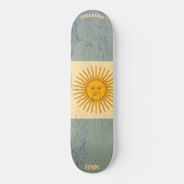 RONIN Argentina Apex Pro Flag Skateboard Decks (Anverso)