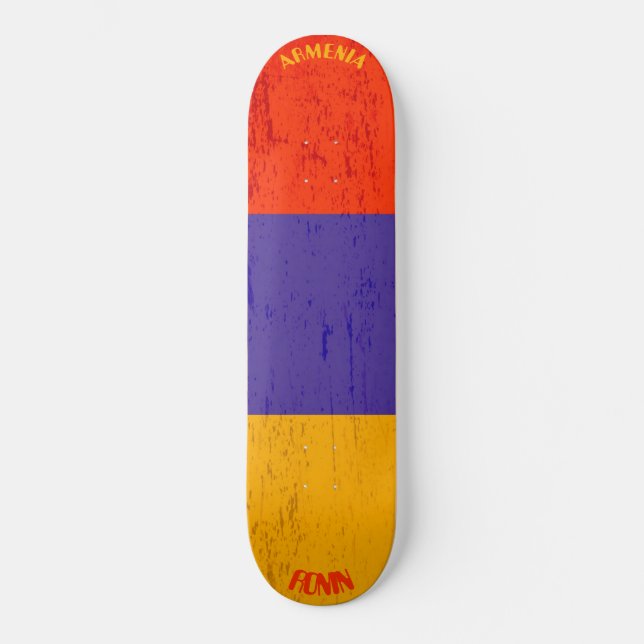 RONIN Armenia Apex Pro Flag Skateboard Decks (Anverso)