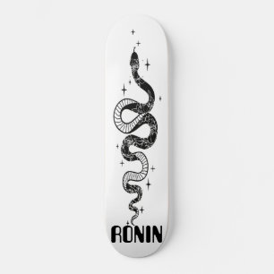 RONIN BRAND Snake Plan Whiteback SKATEBOARD