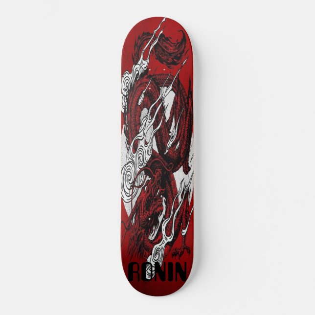RONIN Original Dragon Street Deck Skateboard Deck (Anverso)