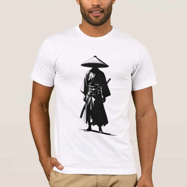 Ronin Spirit - Camiseta Samurái Minimalista (Anverso)