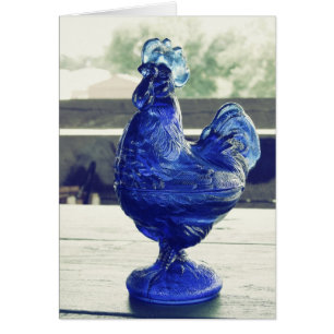 Roo de vidrio azul oscuro