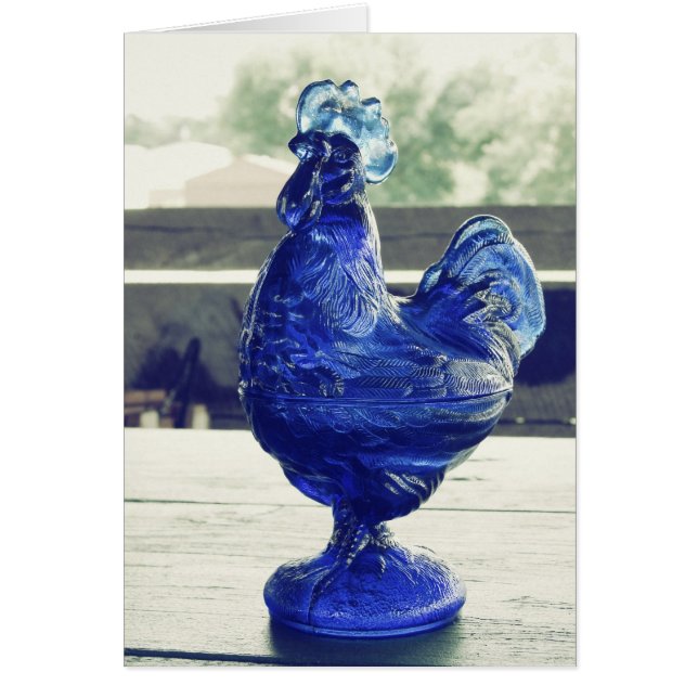 Roo de vidrio azul oscuro (Frente)