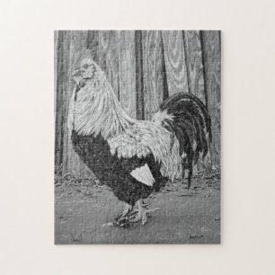 Roo el rompecabezas de pollo de 11" x 14"