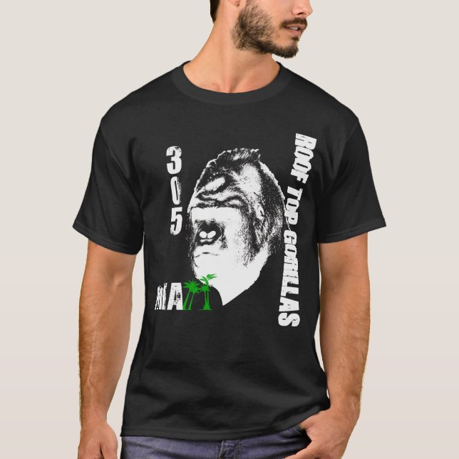 Roof Top Gorillas Miami Tee (Anverso)