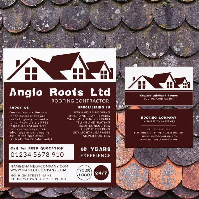 Rooftops, Roofer, publicidad del contratista de te (Subido por el creador)