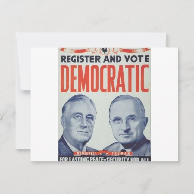 Roosevelt 1940 - Truman (Anverso)