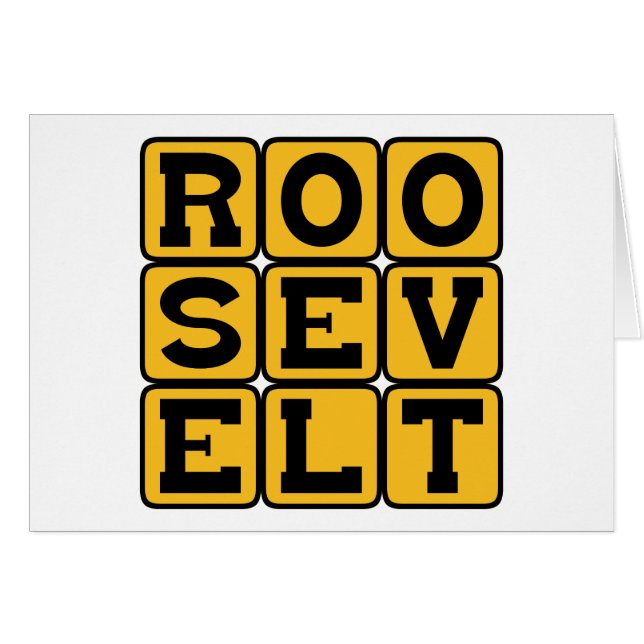 Roosevelt, Franklin o Theodore (Anverso (Horizontal))