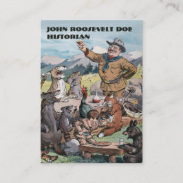Roosevelt tuesta la tarjeta de visita del