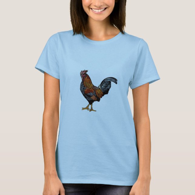 Rooster - Camiseta básica femenina (Anverso)