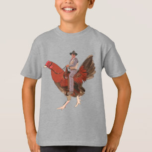 Rooster Cogburn sobre una camiseta galantera
