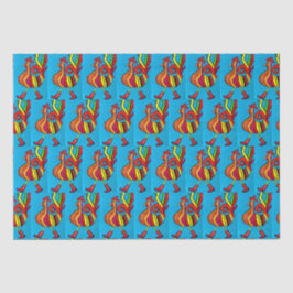 Rooster con papel taponado con botas